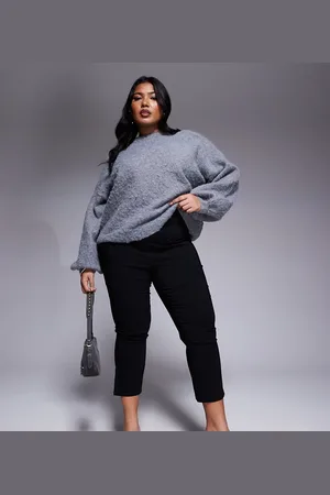 In The Style X Natalya Wright exclusive bengaline side split capri trousers in