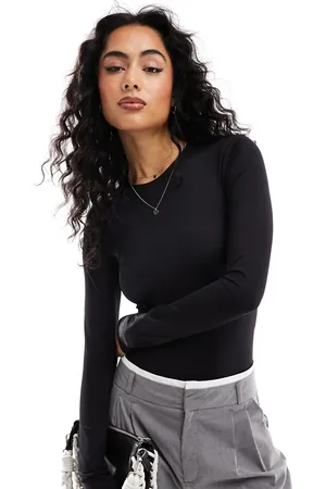 Stradivarius Long sleeve seamless body in