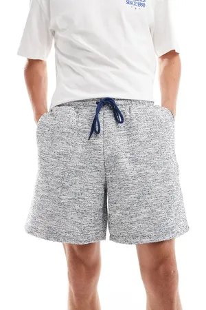 ASOS Oversized monochrome textured shorts