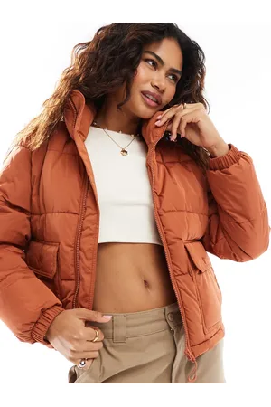Vans MTE aubrey primaloft puffer coat in burnt
