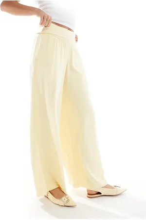 Hollister Foldover super pull on trousers in