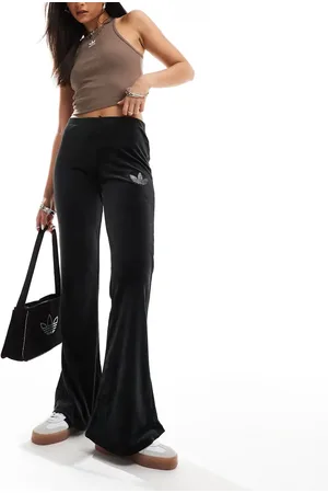 adidas Jersey flares with diamante detail
