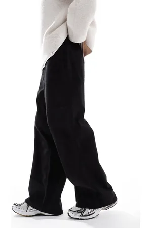 ASOS Super baggy cargo trousers in black