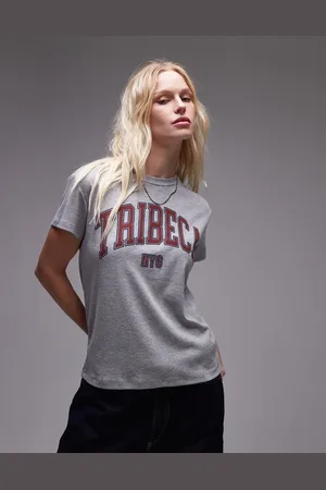 Topshop Tribeca graphic boxy tee in