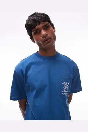 Carhartt Short sleeve fragments pocket t-shirt in blue