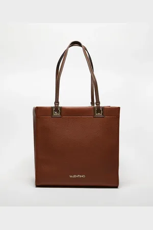 VALENTINO Valentino post re tote shoulder bag in tan