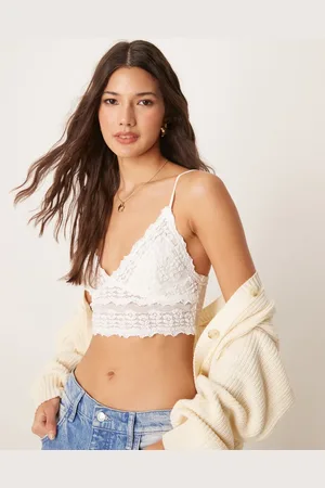 Free People Amina ruffled bralette in