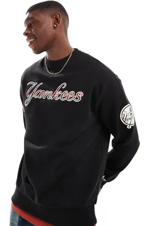 New Era NY Yankees tartan logo sweatshirt in