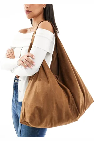 Pull&Bear Oversized slouchy bag in tan