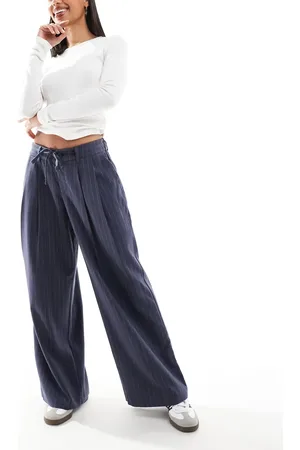 Hollister Low rise baggy trouser in beige