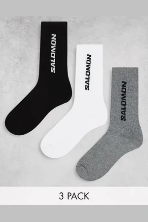 Salomon Everyday 3 pack crew socks in