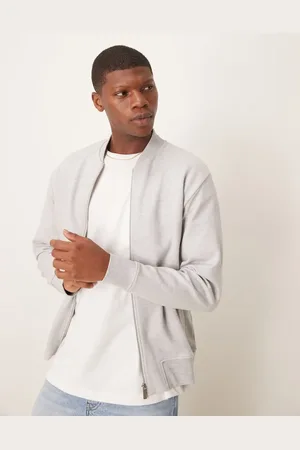 SELECTED Jersey bomber jacket in light