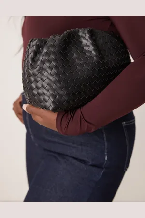 Glamorous Woven clutch bag in