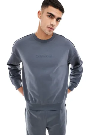Calvin Klein Tonal Logo lounge sweatshirt in