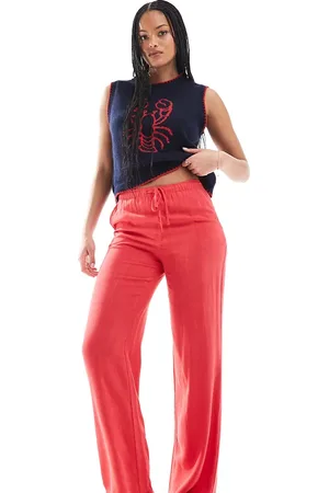 Stradivarius Tall tailored pull on trouser in