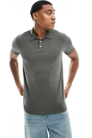 SCALPERS Rustic polo in dark