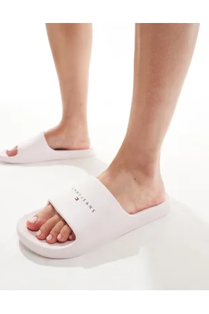 Tommy Hilfiger Printed PU pool sliders in