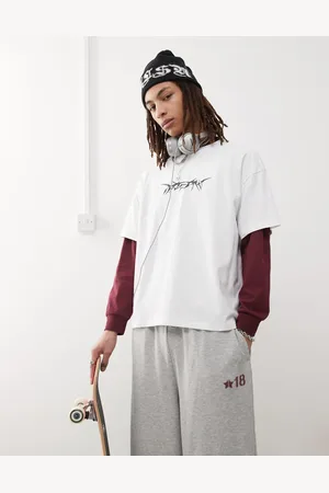 Weekday Boxy fit t-shirt with front graphic print in