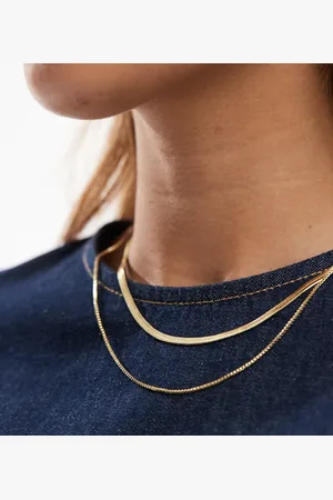 Pieces® Two chain necklace in