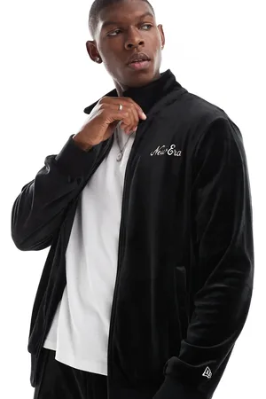New Era Velour zip through track jacket co-ord in