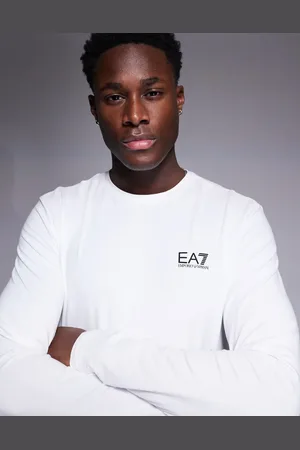 EA7 Armani long sleeve logo t-shirt in