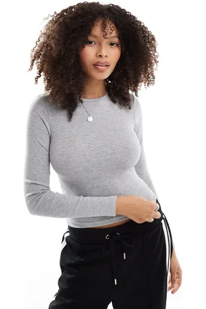 Bershka Long sleeve baby tee in