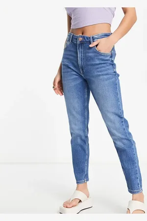 Bershka Petite high waist skinny jean in medium