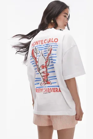 Topshop Graphic lobster t-shirt in