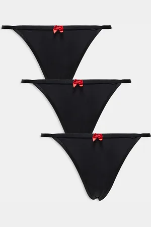 HUGO BOSS HUGO Bodywear 3 pack thong giftset in with red bow