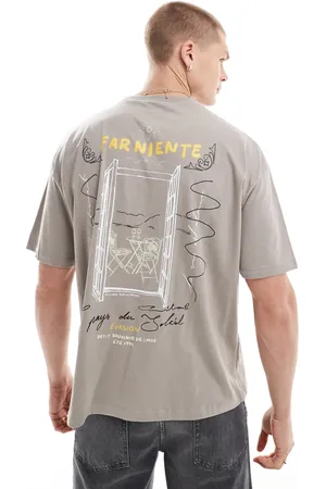 ASOS Oversized t-shirt in with back print