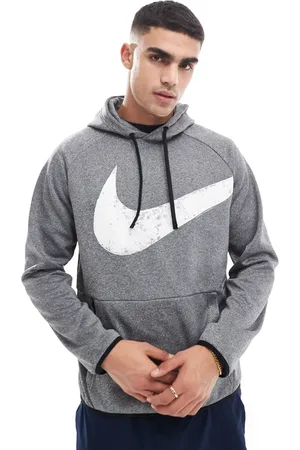 Nike Swoosh graphic hoodie in