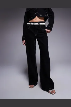 ASOS Baggy jeans in with contrast stitch co-ord