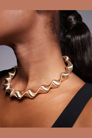 ASOS Choker necklace with twist detail design in