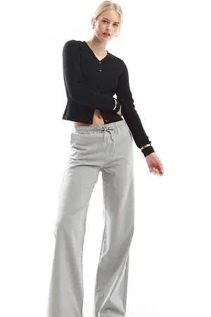 Stradivarius Tall pull on trouser in light