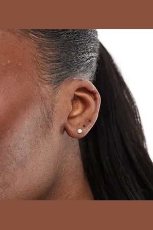 Kingsley Ryan 3mm pearl stud earrings in sterling