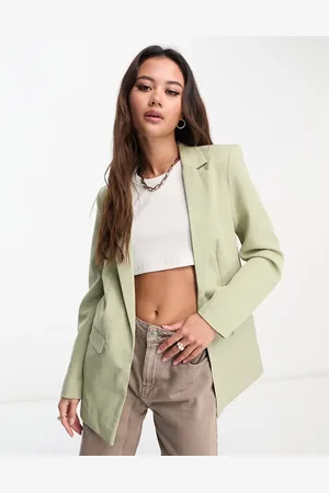 Pieces® Tailored blazer in pale
