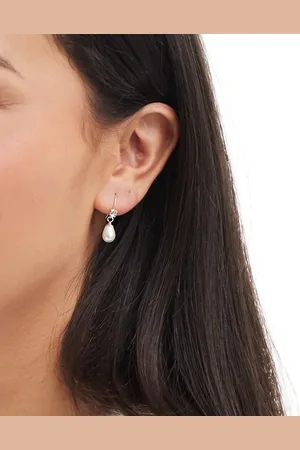 Kingsley Ryan Gem and pearl dangly earrings in sterling