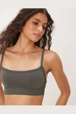 Tala Sculpt seamless bandeau sports bra in dark olive