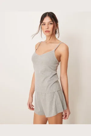Abercrombie & Fitch Nightwear pointelle cami top co-ord in