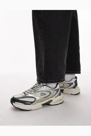 Lacoste Storm 96 trainer in off /green