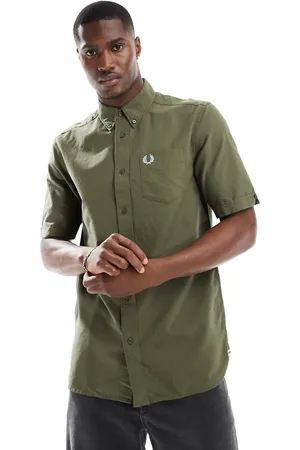 Fred Perry Short sleeve oxford shirt in