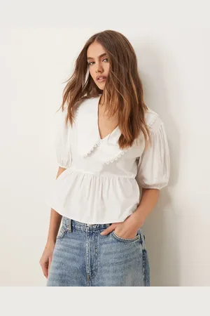 Miss Selfridge Collared blouse in