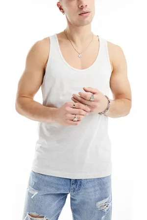ASOS 3 pack vests in multiple colours