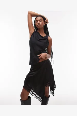 Topshop Twist strap sleeveless top in