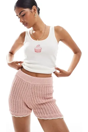 ASOS Knitted shorts co-ord in