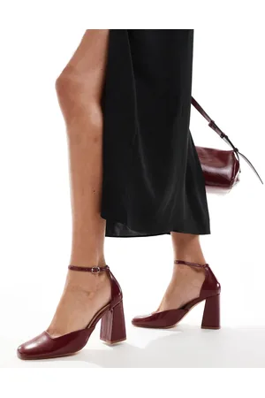 SEQWL Levante block heeled sandal in PU