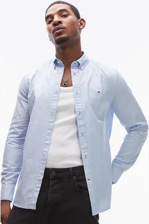 Tommy Hilfiger Flex dobby shirt in light