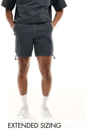 ASOS Co-ord slim ripstop cargo shorts in washed