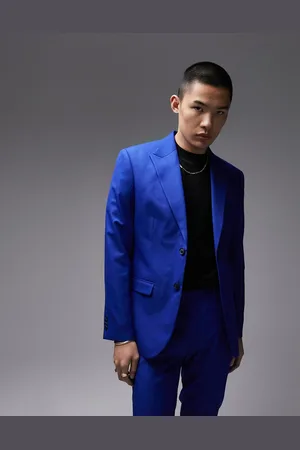 Topman Premium slim suit jacket in