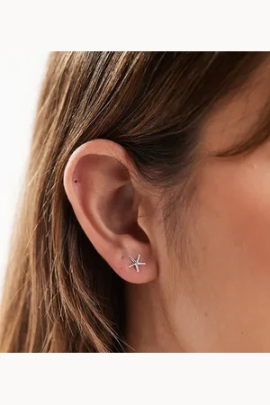 Kingsley Ryan Starfish stud earrings in sterling